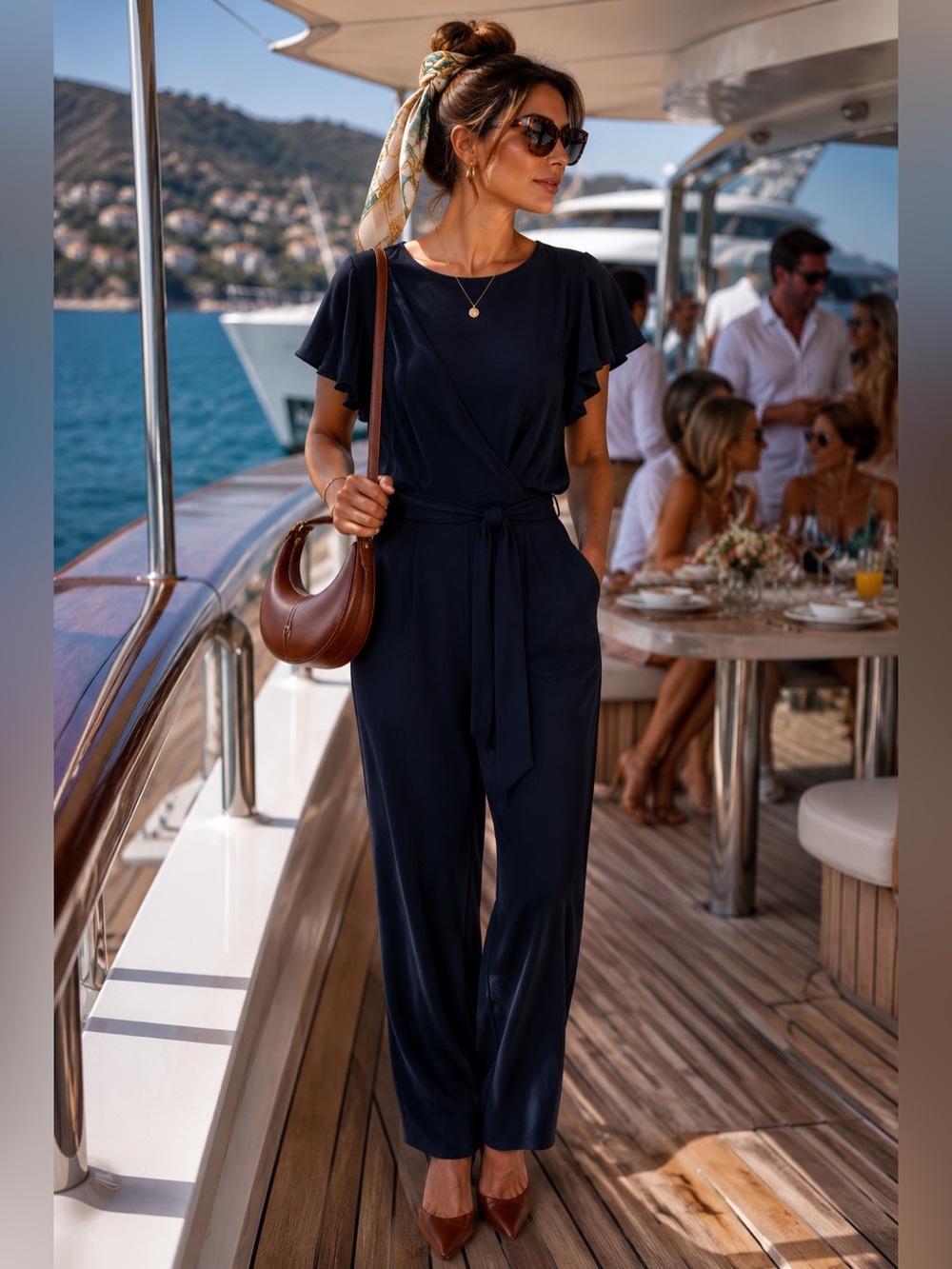 🖤 Lauren Ralph Lauren Black Jumpsuit – Size 12 – NWT
